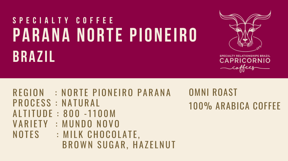 Brazil Parana Norte Pioneiro Natural 200g - Image 2